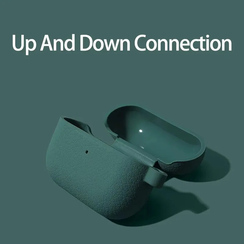 Luxury Litchi Texture Silicone Case for AirPods 4