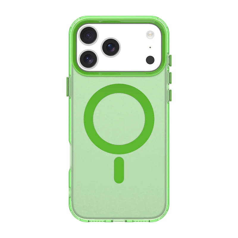 Luxury Frosted Silicone MagSafe Case for iPhone 17 Series