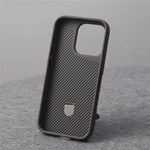 Carbon Fiber Magnetic Ring Kickstand MagSafe Case for iPhone 16 Series