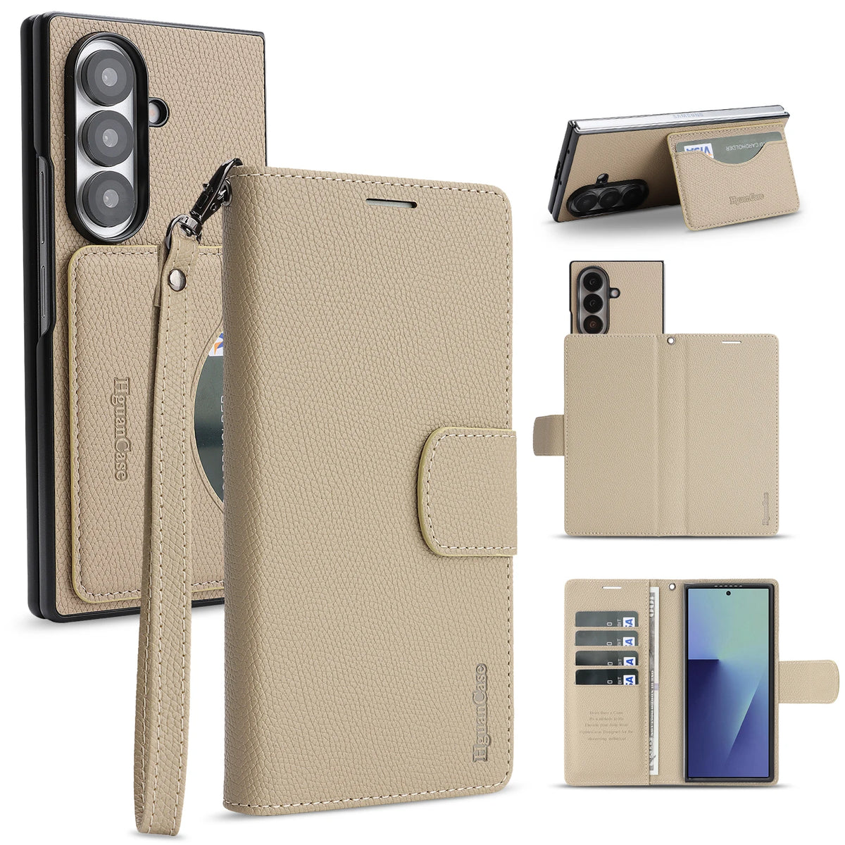 Fashion Shockproof Wallet Case for Samsung Galaxy Z Fold 7