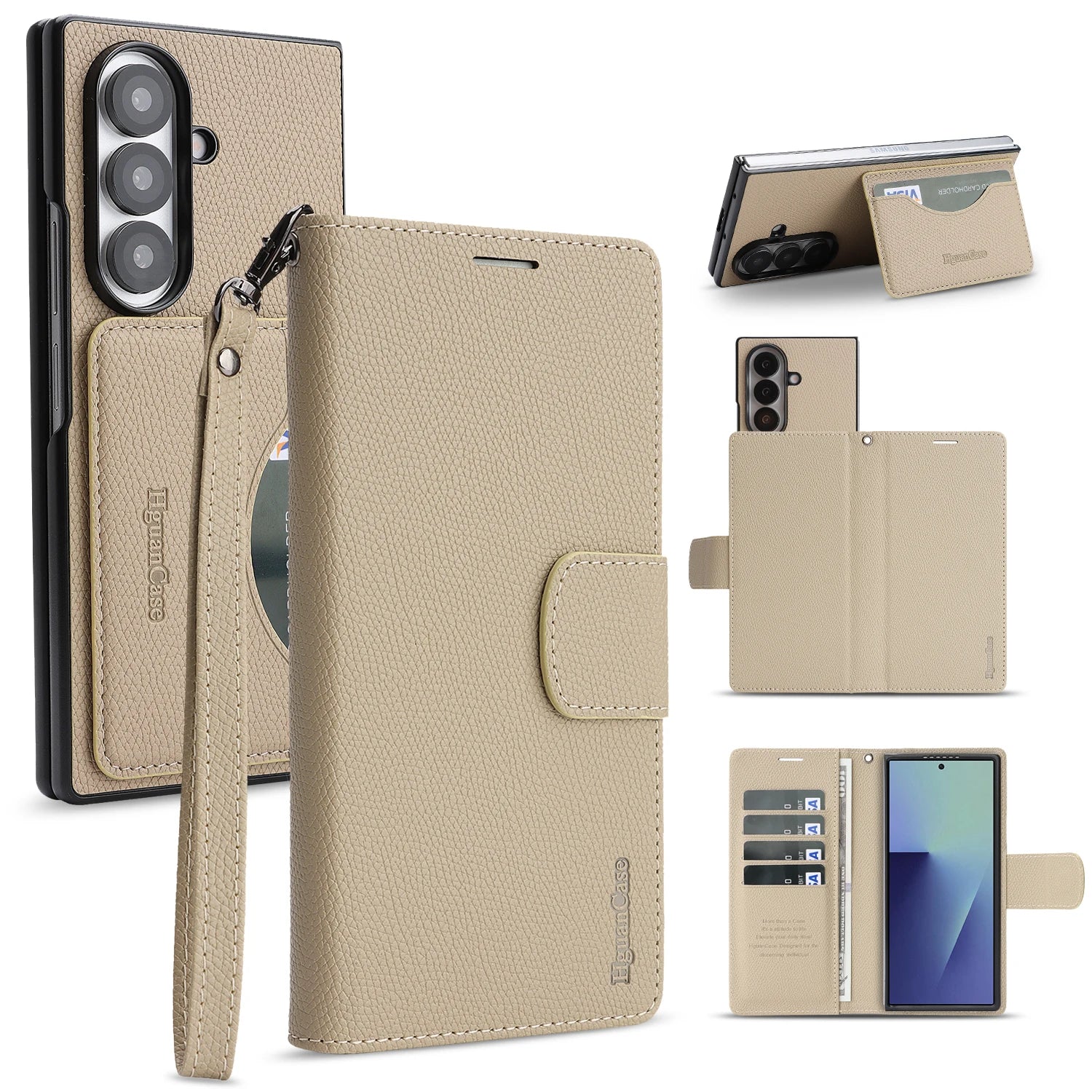 Fashion Shockproof Wallet Case for Samsung Galaxy Z Fold 6