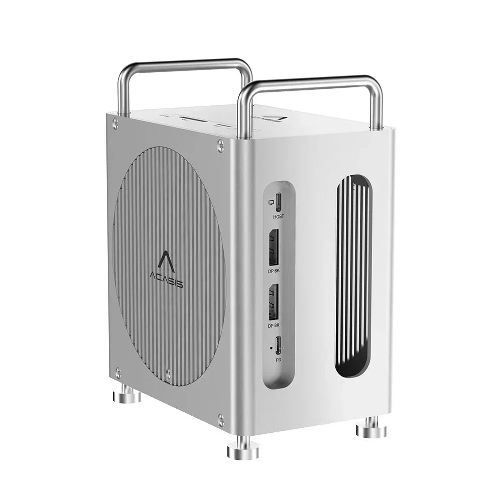 Acasis 8-Port USB-C Docking Station with Dual NVMe Enclosures