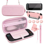 Nintendo Switch 2 Pink Travel Case with Screen Protector Kit