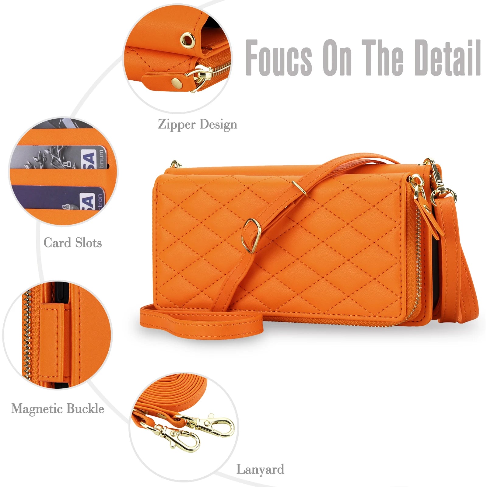 Crossbody RFID Wallet Case for iPhone 17 Series