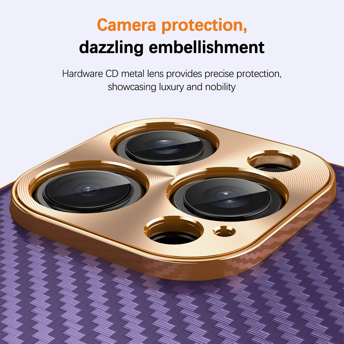 Premium 3D Carbon Fiber Plated Leather Phone Case with Alloy Shockproof Lens Protection for iPhone 16 Series