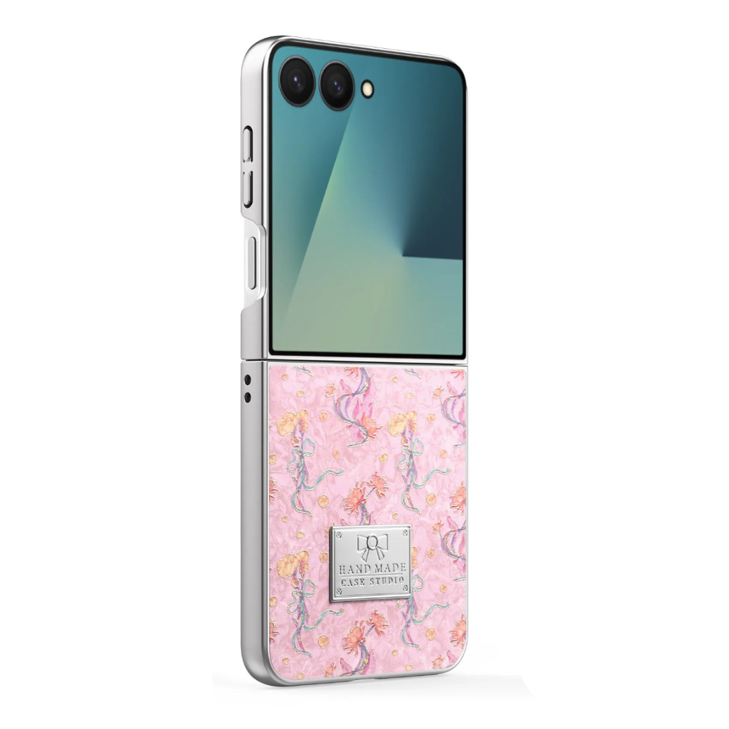 Shockproof Embossed Leather Case for Samsung Galaxy Z Flip 8