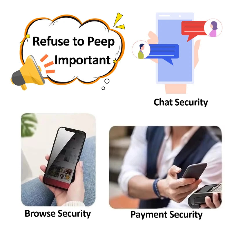 Anti-Spy Tempered Glass Screen Protector for Nothing Phone 3a