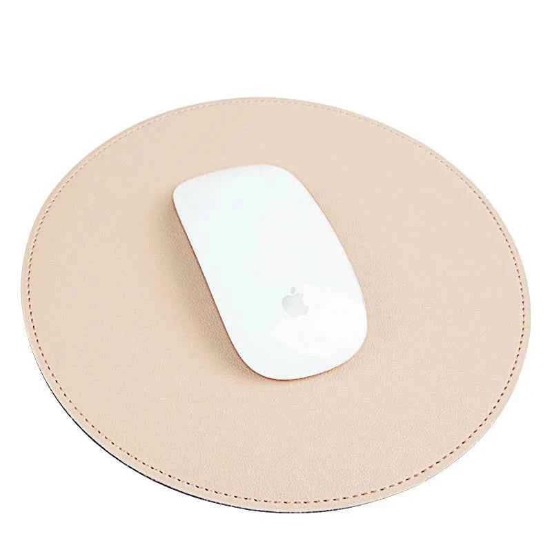 Double-Sided PU Leather & Felt Waterproof Mouse Pad