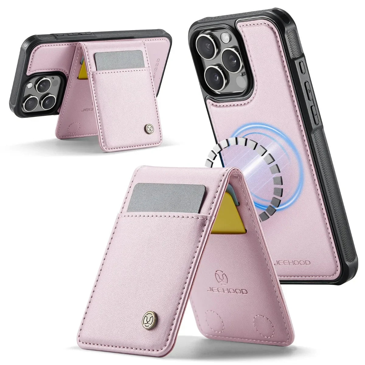 2-in-1 Detachable Wallet Case with RFID-Blocking Card Holder for iPhone 16 Series