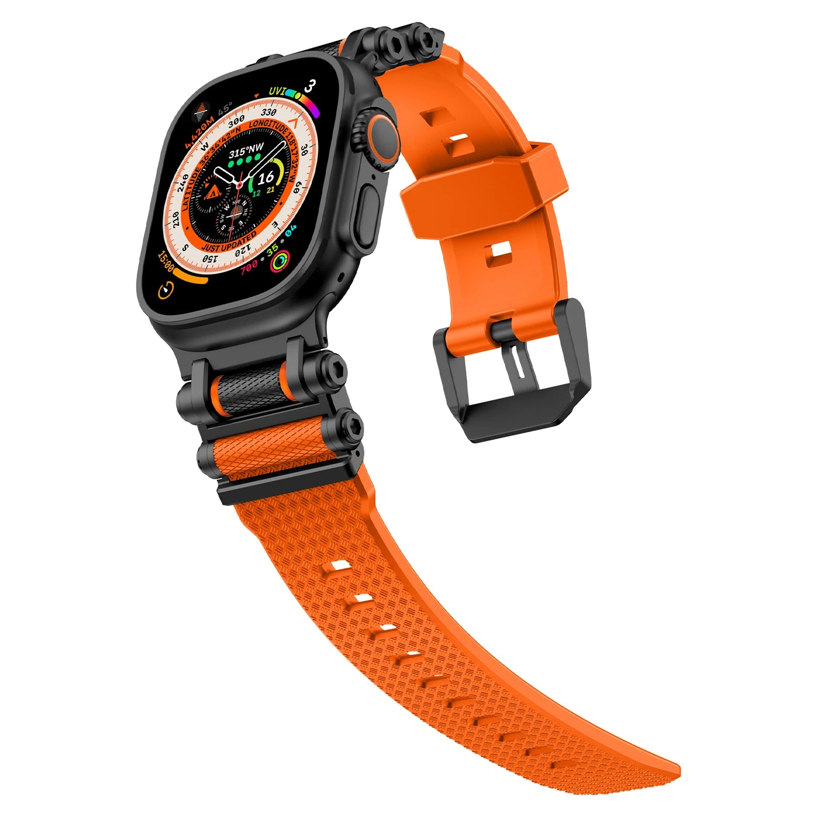 Tough Metal + Silicone Strap for Apple Watch