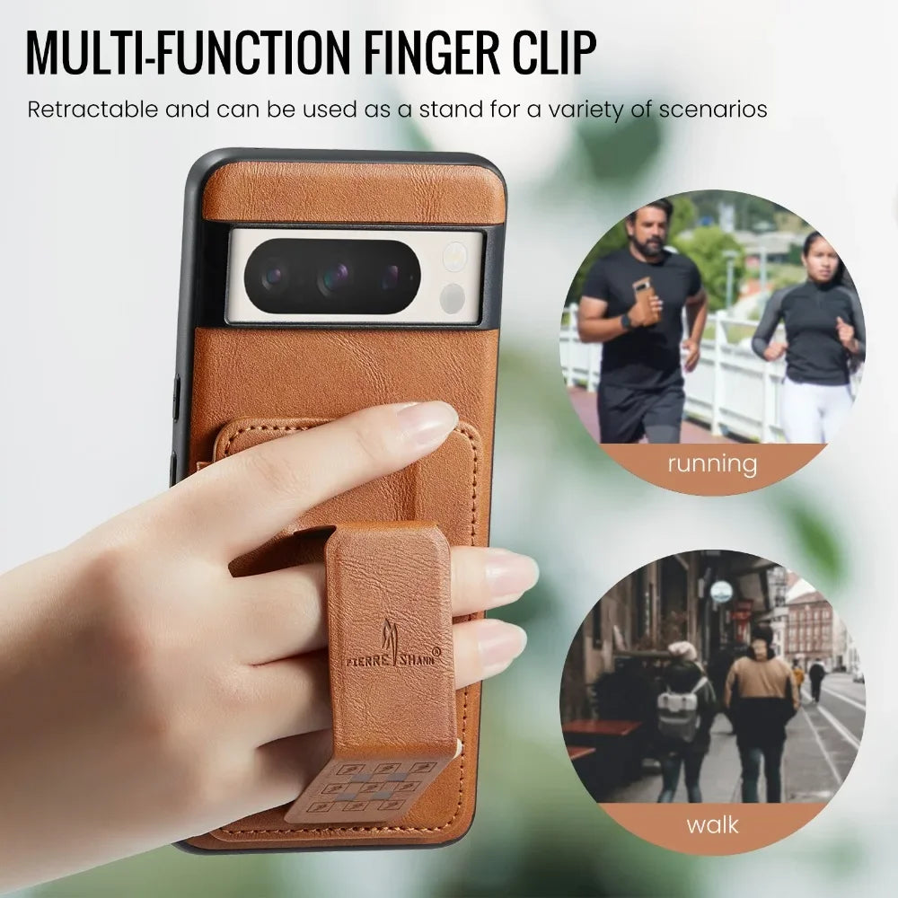 Multi-Card RFID Blocking Wallet Case for Google Pixel 8 Series