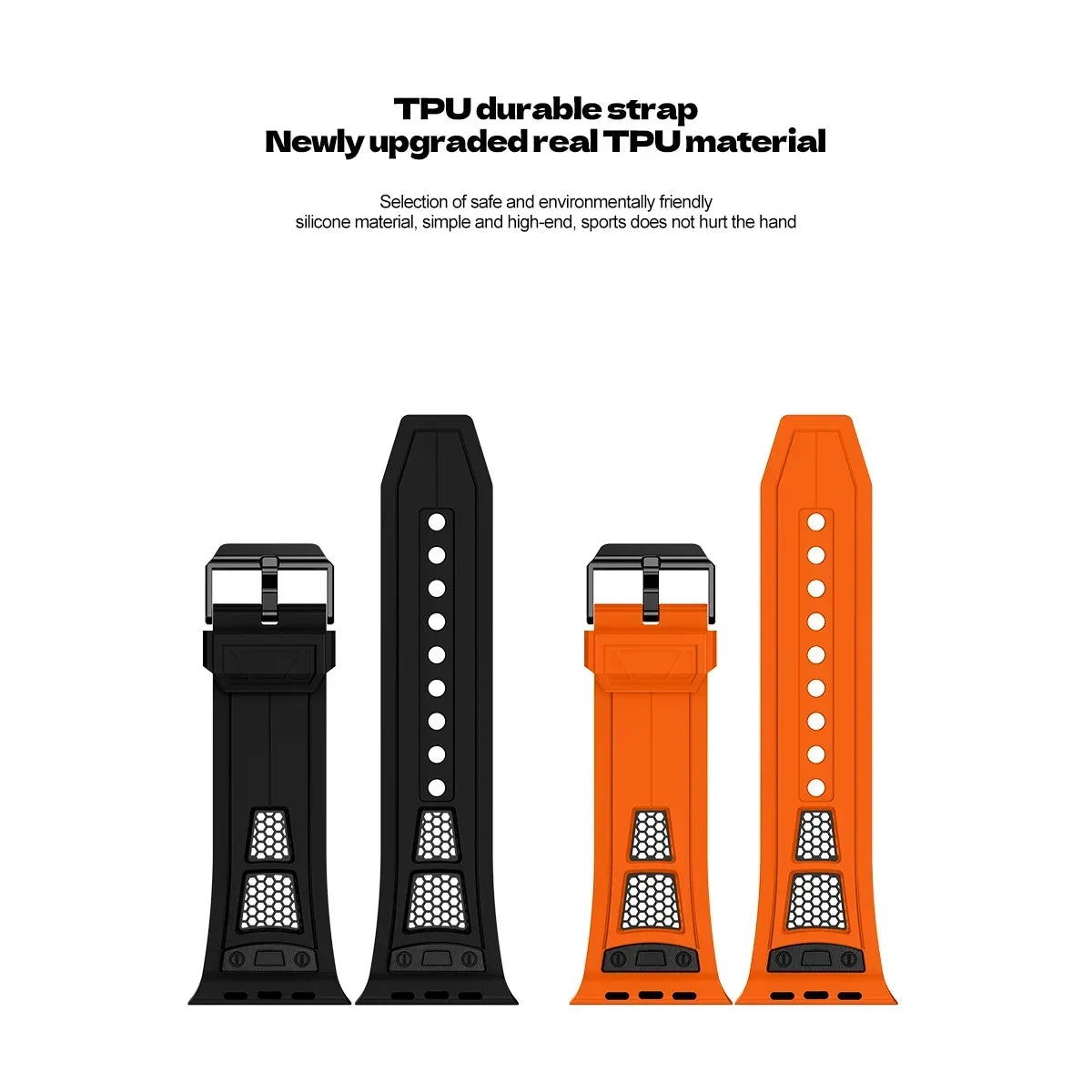 Perforated Mesh Sport Strap with Quick-Release Connector for Apple Watch