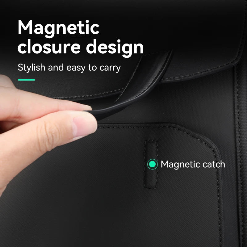 Waterproof Leather Laptop Backpack