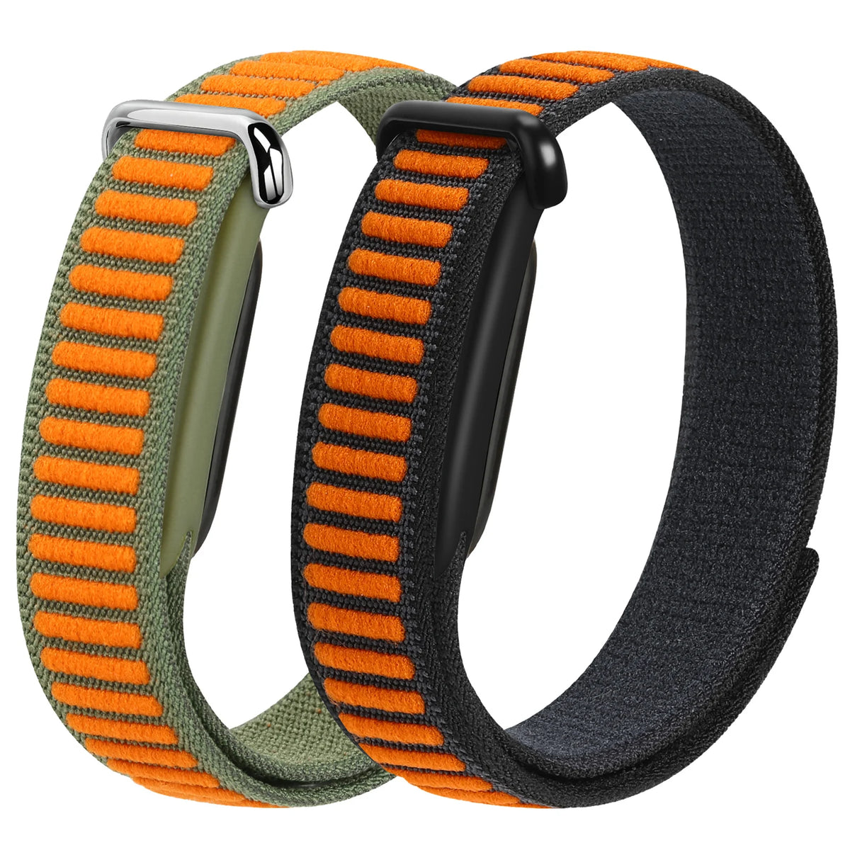 Soft Nylon Loop Watch Strap with Hook-and-Loop Closure for Google Fitbit Air