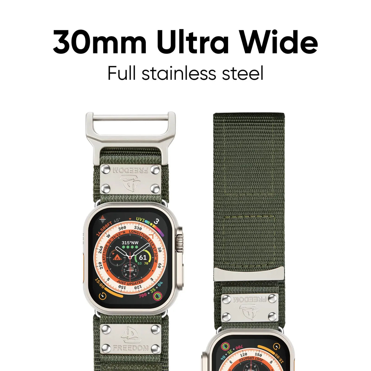 Infinitely Adjustable Woven Nylon Band for Apple Watch