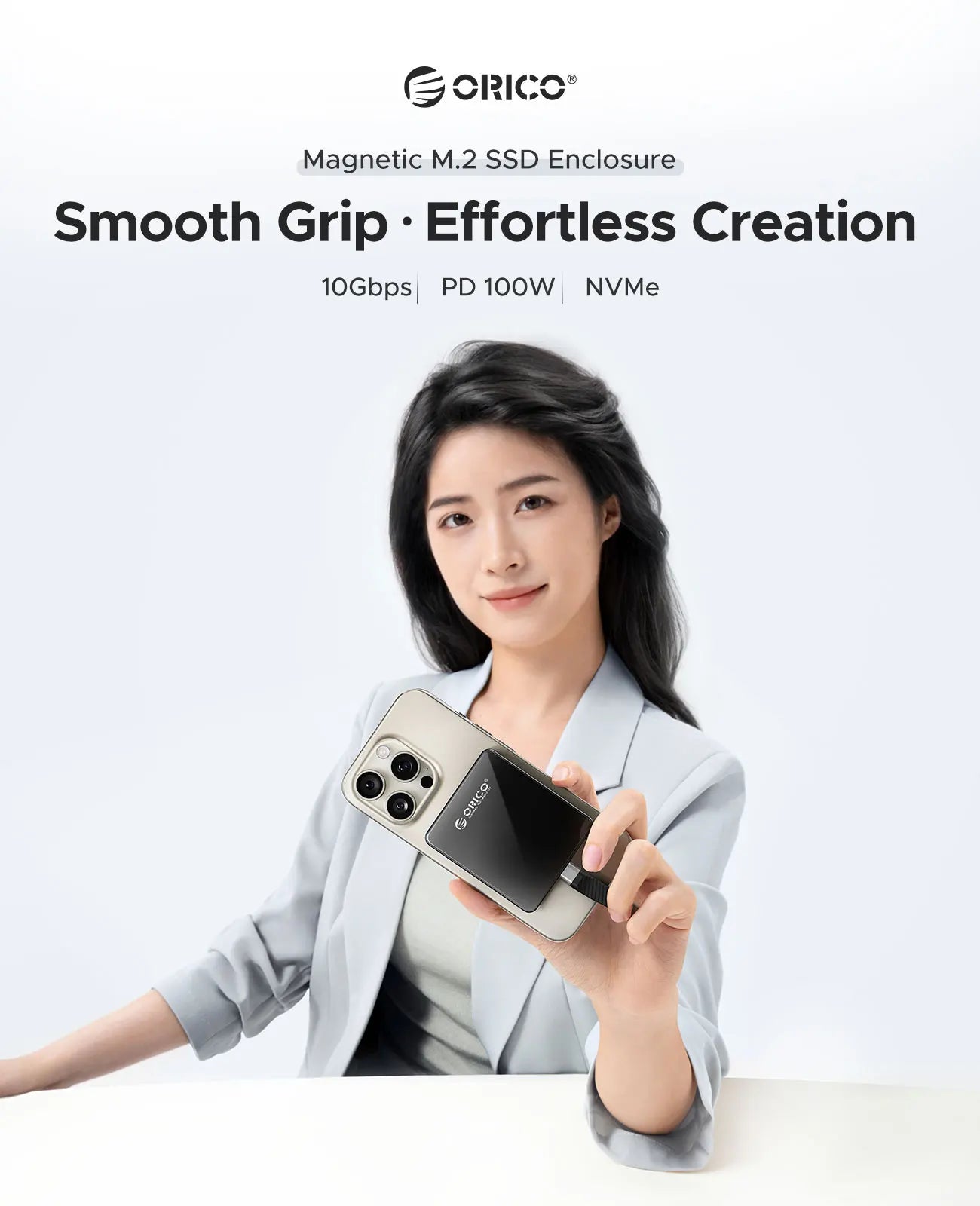 ORICO 10Gbps NVMe 2230/2242 SSD Enclosure