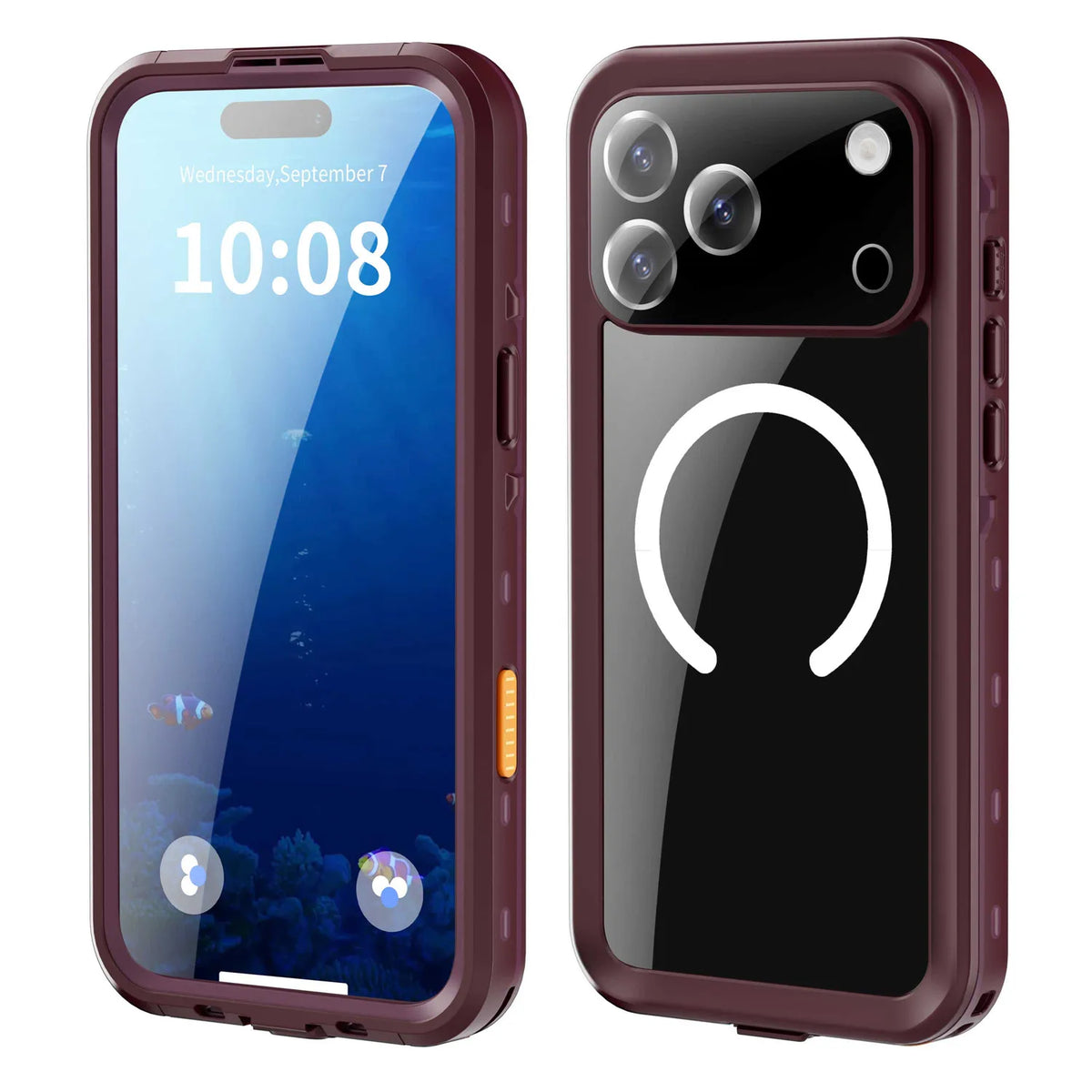 Waterproof Shockproof MagSafe Case with Reinforced Corner Protection for iPhone 18 Series
