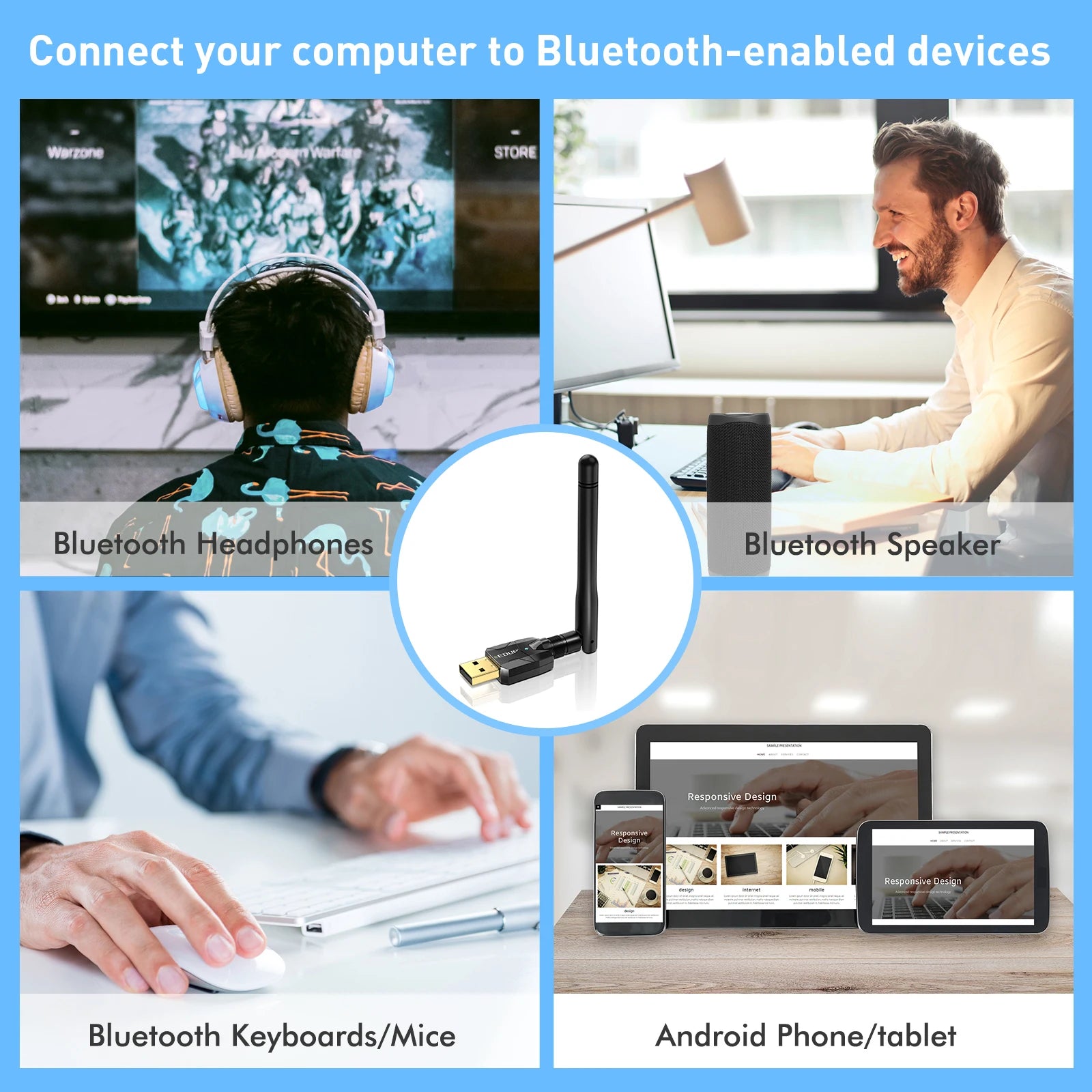 EDUP USB Bluetooth 5.4 Adapter