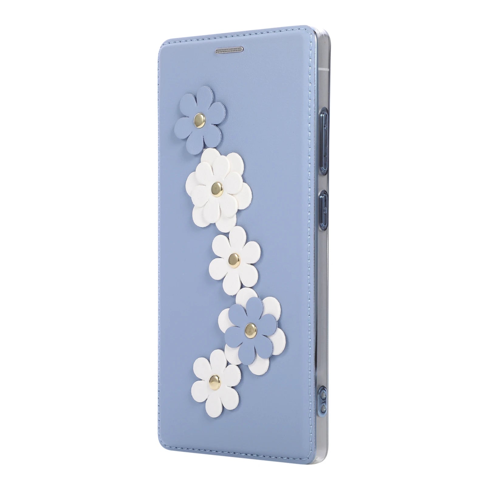 Samsung Galaxy S26 Series 3D Floral Magnetic Leather Case