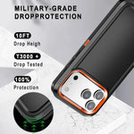 Shockproof Dual-Layer Bumper Case with Raised Edges for iPhone 18 Series