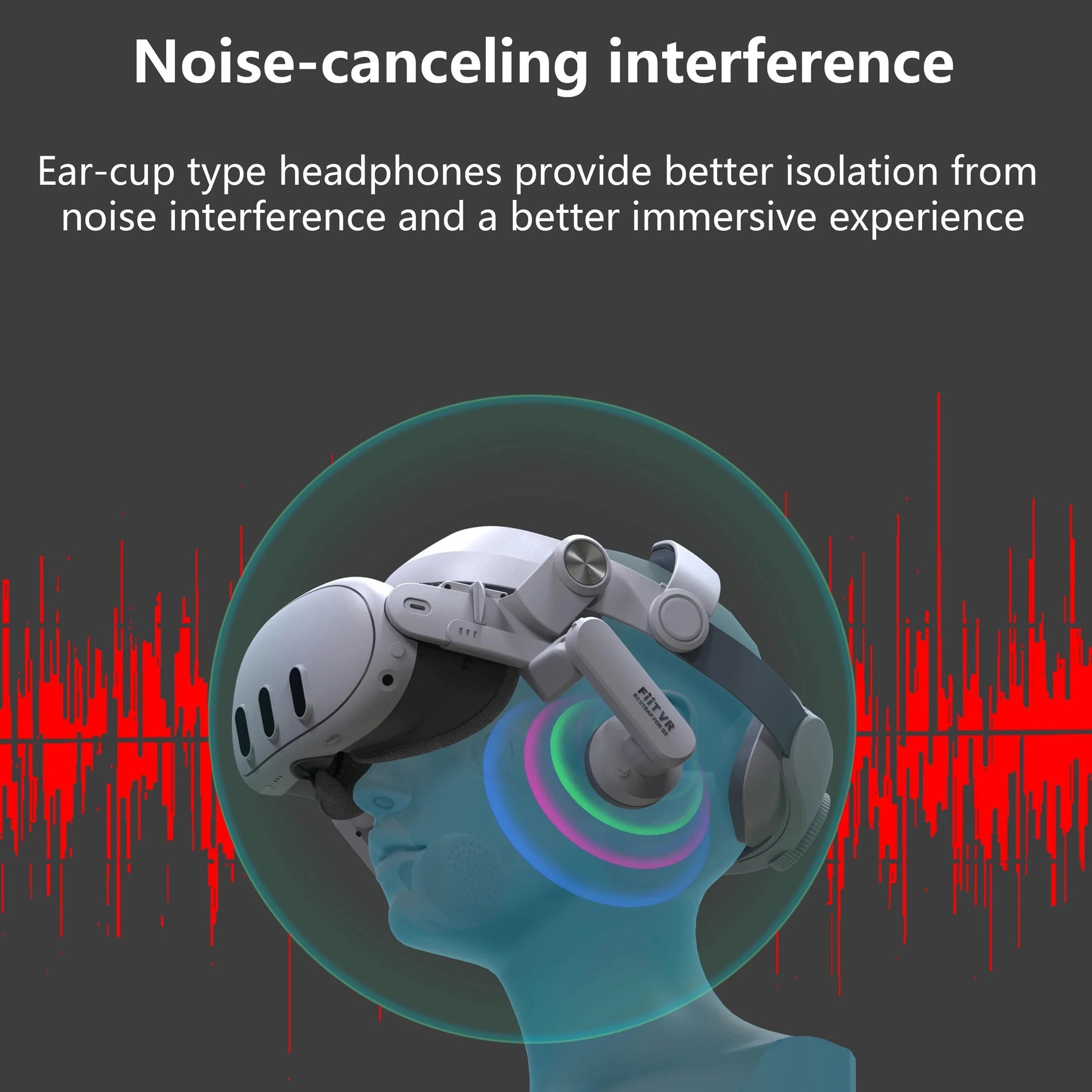 Adjustable Comfort Earmuffs for Meta Quest