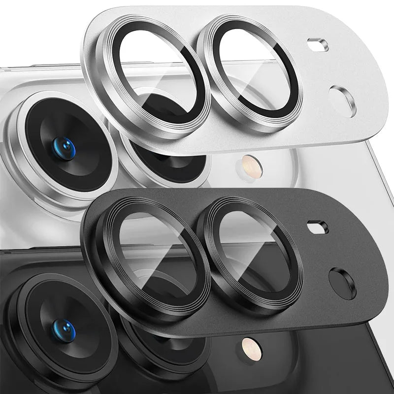 Nano Electrostatic Adsorption Tempered Glass Camera Lens Protector for iPhone Duo
