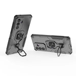 Samsung Galaxy A37 Magnetic Armor Case with Metal Ring Stand