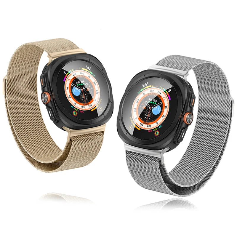 Premium Magnetic Stainless Steel Loop Strap for Samsung Galaxy Watch Ultra and Samsung Galaxy Watch Ultra (2025)