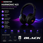 Monster N21 Bluetooth 6.0 Over-Ear Headphones