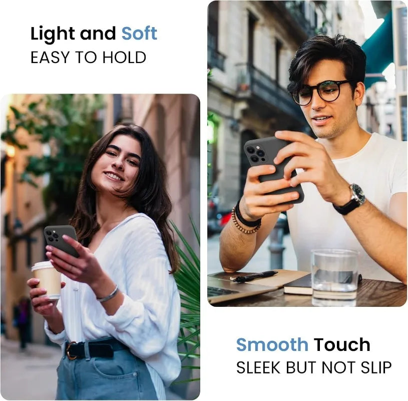 Premium Liquid Silicone Protective Case for iPhone 15 Series