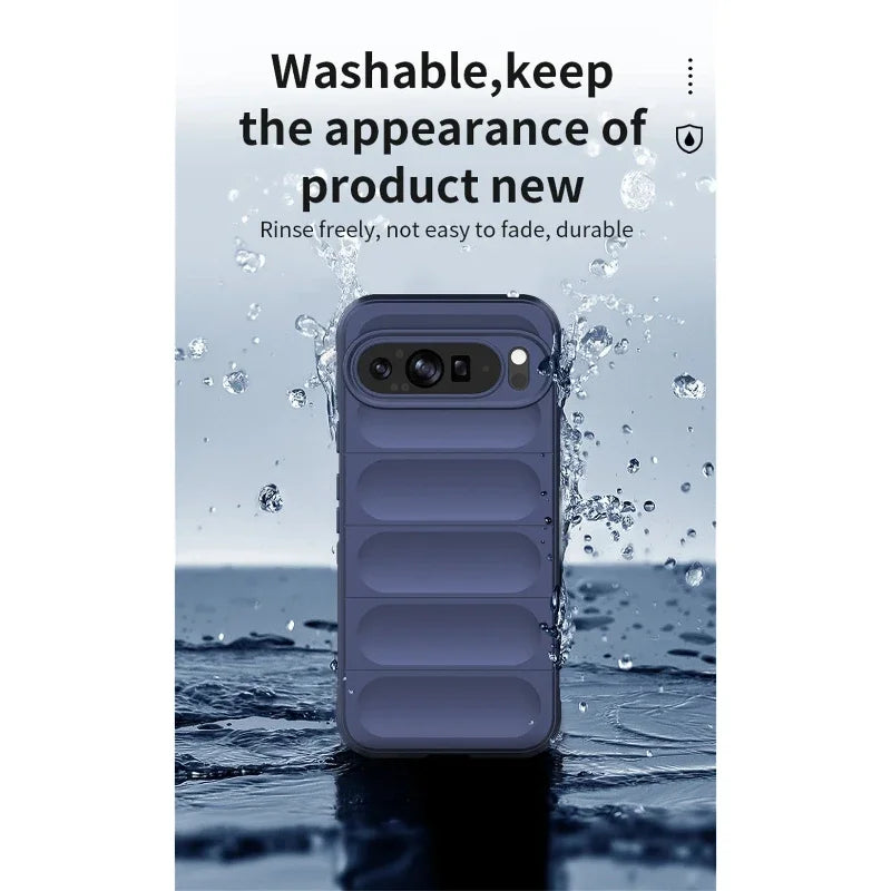 Color Liquid Silicone Matte Case for Google Pixel 9 Series