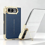Leather Flip Case with Automatic Magnetic Closure for iPhone Duo