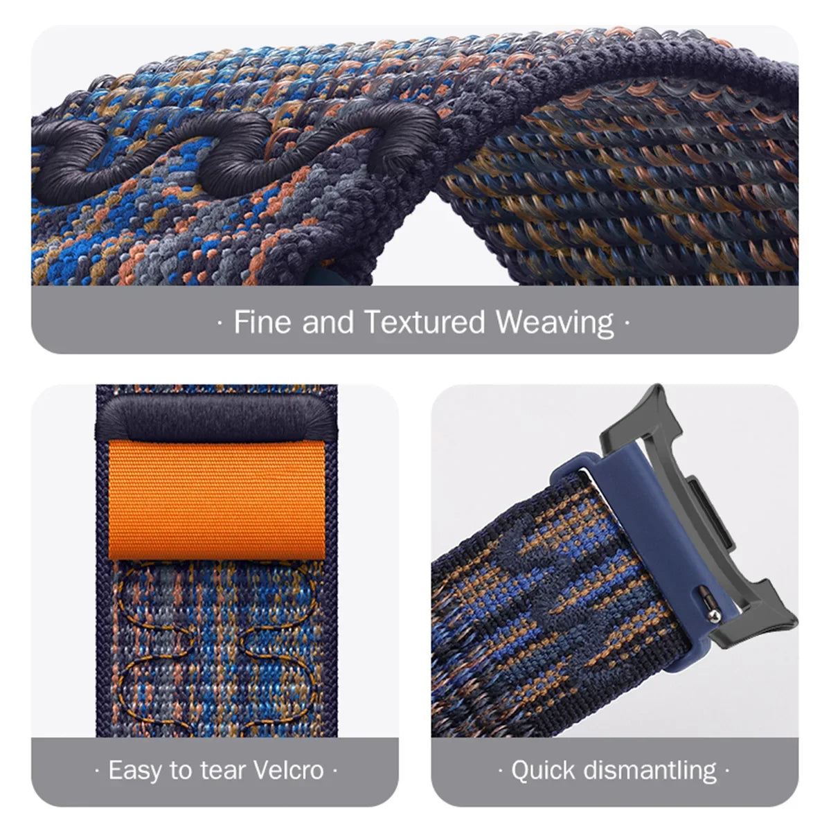 Elastic Nylon Sport Band for Samsung Galaxy Watch 8 / Galaxy Watch 8 Classic