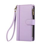 Crossbody Card Slot Wallet Leather Case with Lanyard Strap for iPhone 15 Series