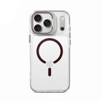 Transparent MagSafe Case with 360° Rotating Ring Stand for iPhone 18 Series