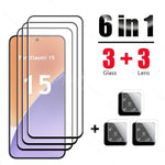 Xiaomi 15 Full-Cover Tempered Glass Screen and Camera Protector