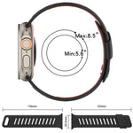 Silicone Slanted Buckle Sport Band for Apple Watch