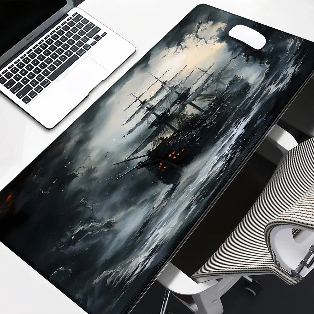 Pirate Ship Theme Large Mouse Pad