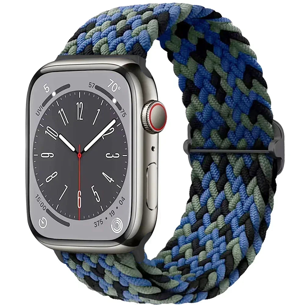 Stretchable Braided Loop Band for Apple Watch