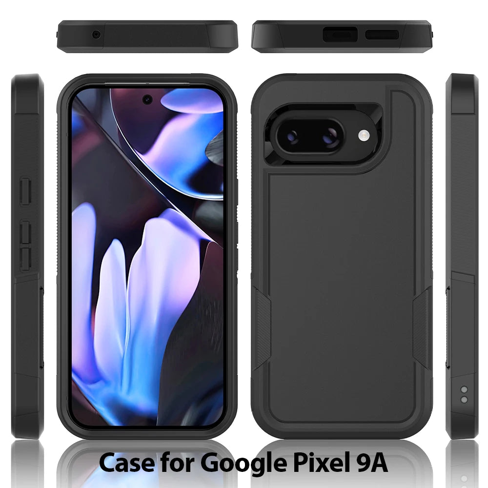 Military-Grade Rugged Armor Case for Google Pixel 9A