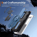 Military Armor Magnetic Case with Kickstand for Galaxy S26 Series