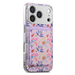Embossed Leather MagSafe Case with Detachable Card Holder for iPhone 17 Series