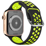 Breathable Silicone Sport Wrist Strap for Apple Watch