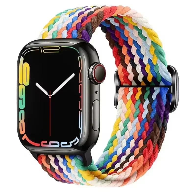 Stretchable Braided Loop Band for Apple Watch
