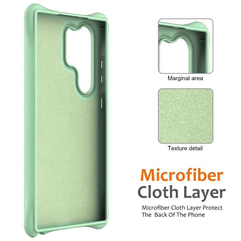 Ripple Pattern Liquid Silicone Case for Samsung Galaxy S26 Series
