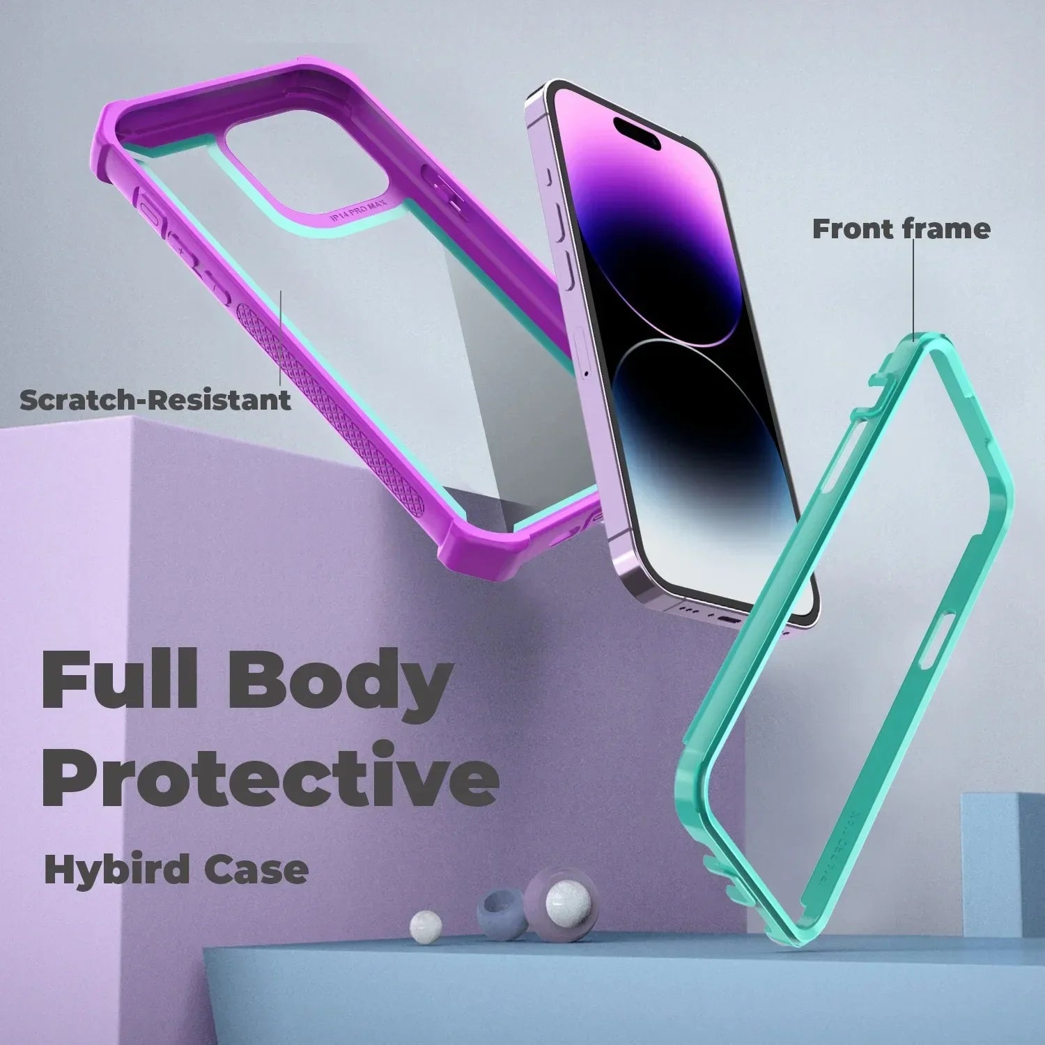 Durable Transparent Hybrid Case for iPhone 17 Series