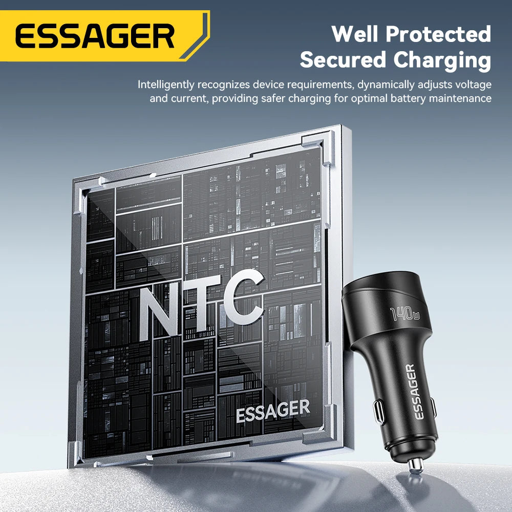 Essager 140W PD 3.1 Car Charger