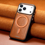 Premium Leather MagSafe Phone Case for iPhone 17 Series