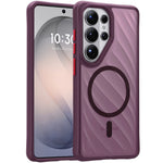 Shockproof Semi-Transparent Magnetic Case for Samsung Galaxy S24 Series