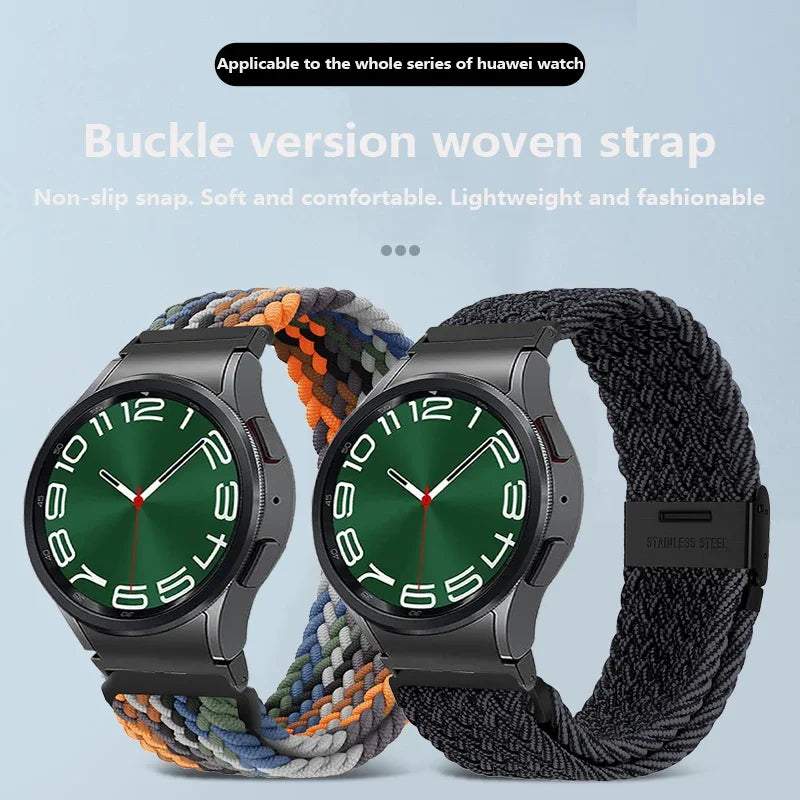 High-Quality Nylon Knitting Strap for Samsung Galaxy Watch 6 and Galaxy Watch 6 Classic